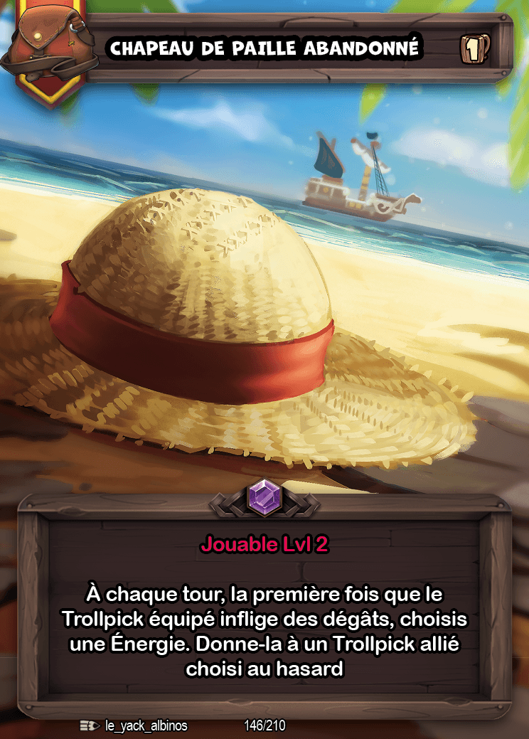 CHAPEAU DE PAILLE ABANDONNÉ