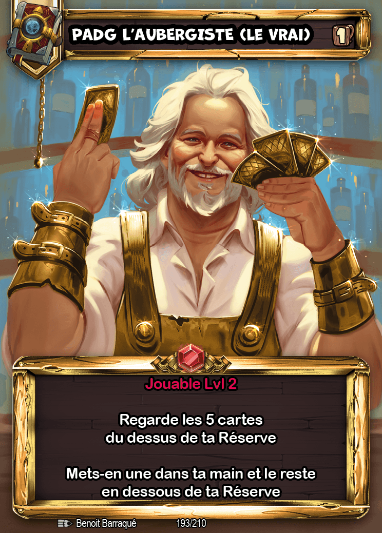 PADG L'AUBERGISTE (LE VRAI)