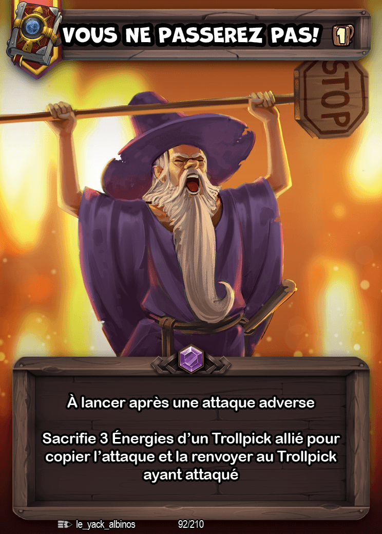 VOUS NE PASSEREZ PAS!